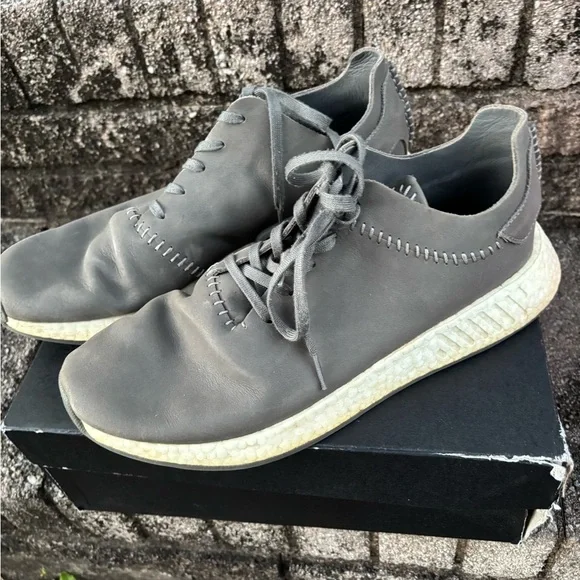 Adidas Wings+Horns NMD_R2 Grey Leather Ash Size 11.5 - Picture 3 of 11